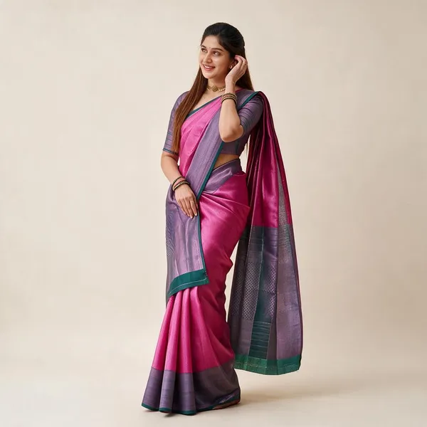 Pink_Lichi_Silk_Jacquard_Woven_Saree_For_Women