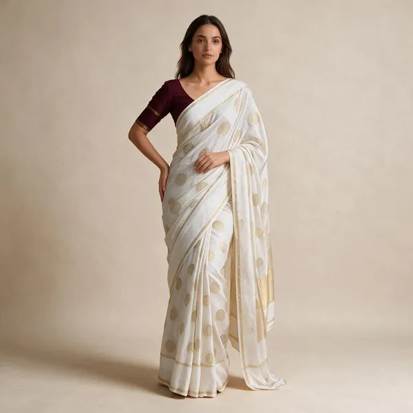 White_Purple_Viscose_Russian_Dola_Silk_Jacquard_Woven_Saree_For_Women
