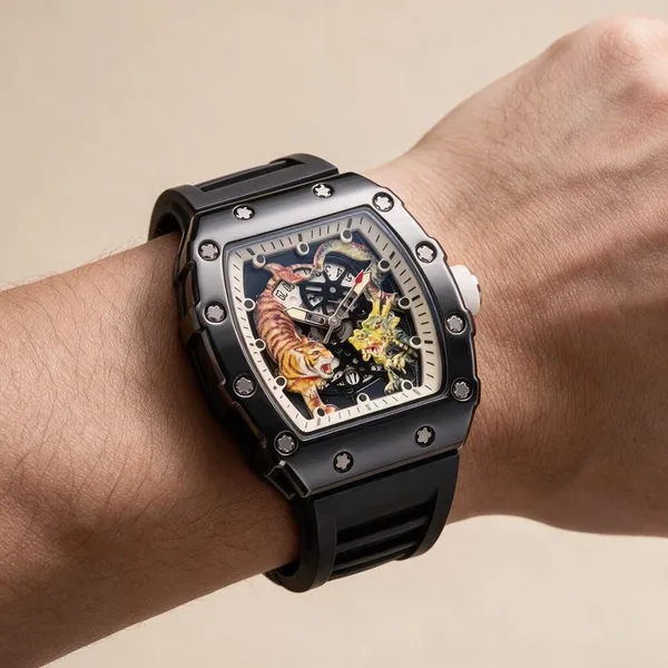 Black_Metal_Tiger_Dragon_Dial_Analog_Watch_For_Men