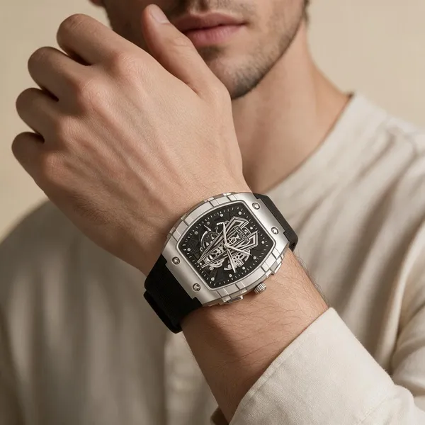 Silver_Black_Silicone_Strap_Analog_Watch_For_Men