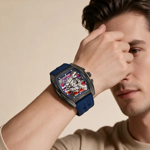 Blue_Silicone_Skeleton_Dial_Watch_For_Men