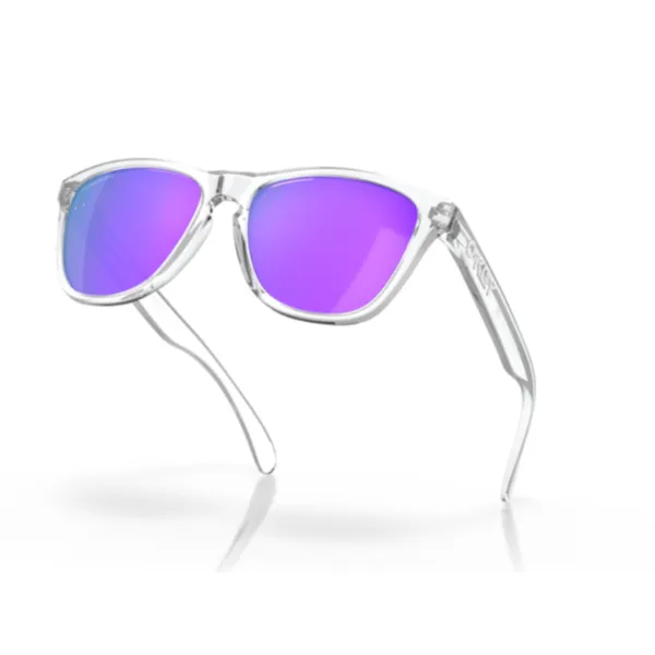 Oakley_Frogskin_Polished_Clear_Prizm_Violet_Lifestyle_Sunglasses