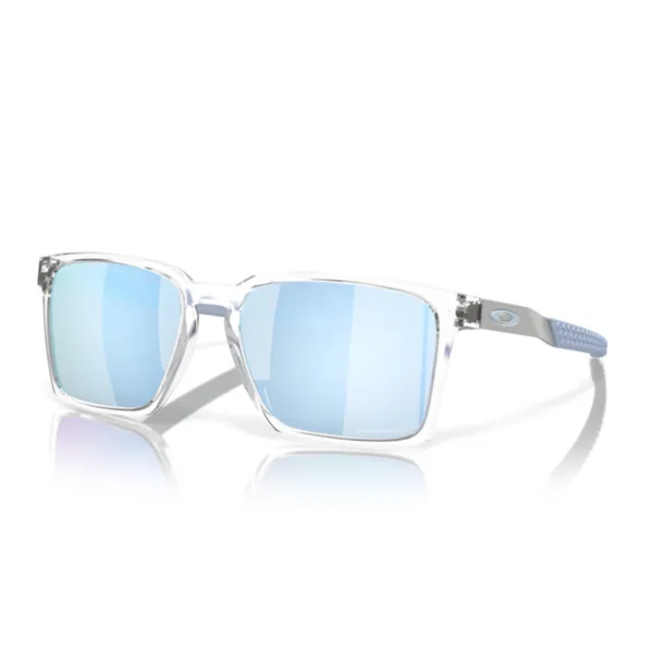 Oakley_Exchange_Sun_Polished_Clear/Satin_Chrome_Prizm_Sapphire_Polarized_Lifestyle_Sunglasses