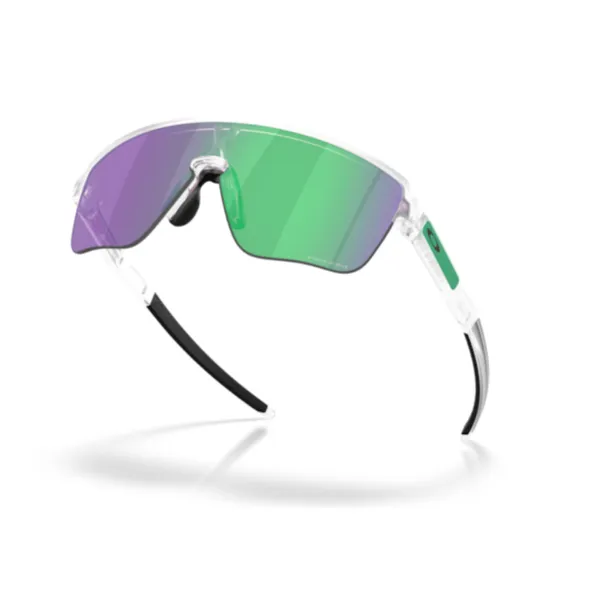 Oakley_Corridor_SQ_Matte_Clear_Prizm_Jade_Sports_Sunglasses