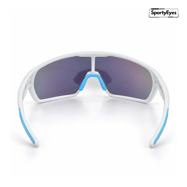 SportyEyes_Wraptor_Matte_White/Blue_Sports_Sunglasses