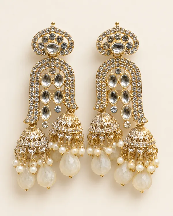 Gold_Alloy_Stone-Studded_Jhumka_Earrings_For_Women