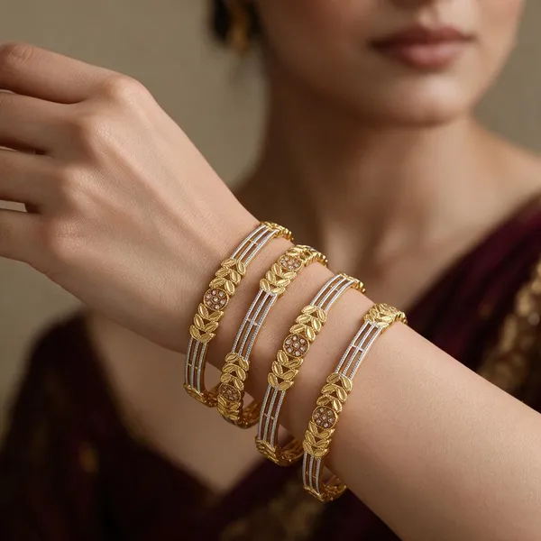 Gold_Alloy_Floral_Stone_Embellished_Bangle_Set_For_Women