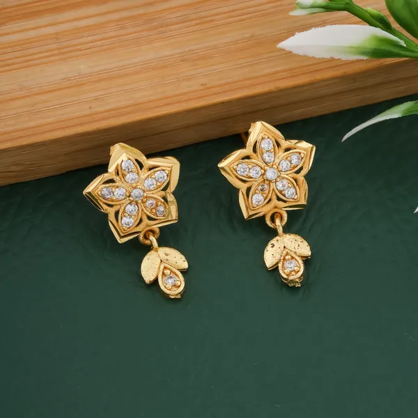 Gold_Alloy_Floral_Petal_Stone_Drop_Earrings_For_Women