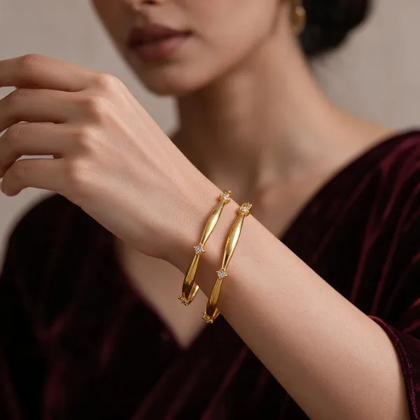 Gold_Alloy_Clear_Stone_Studded_Slim_Bangle_Set_For_Women