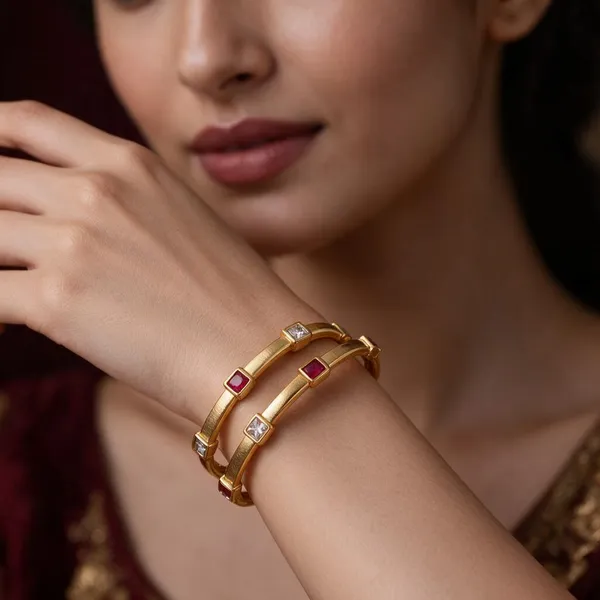Gold_Alloy_Red_Stone_Studded_Bangle_Set_For_Women