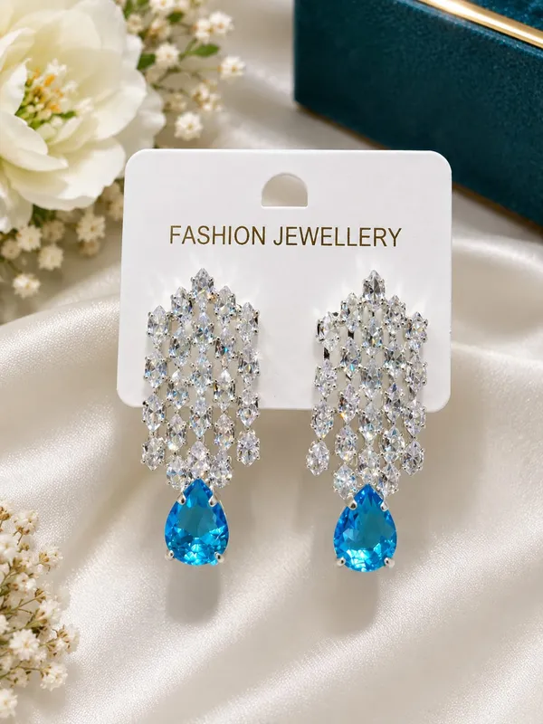 Silver_Blue_Alloy_Chandelier_Crystal_Drop_Earrings_For_Women
