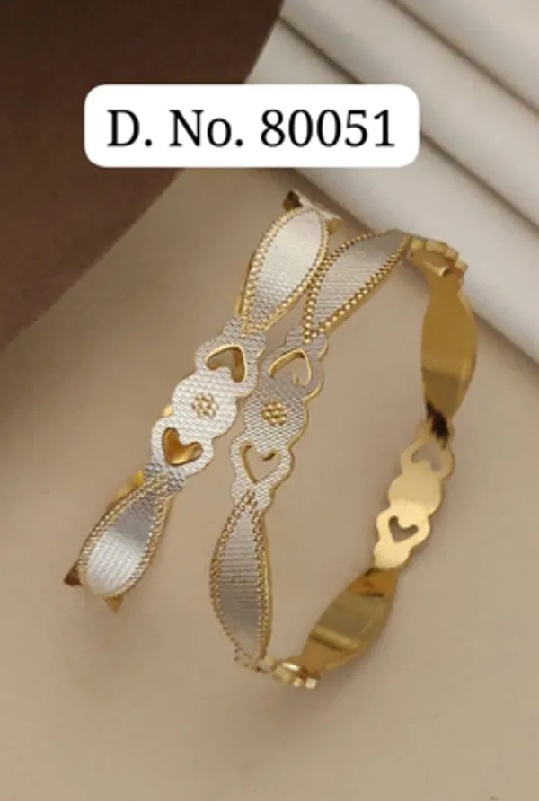 Gold_Silver_Alloy_Heart_Motif_Linked_Bangle_Set_For_Women