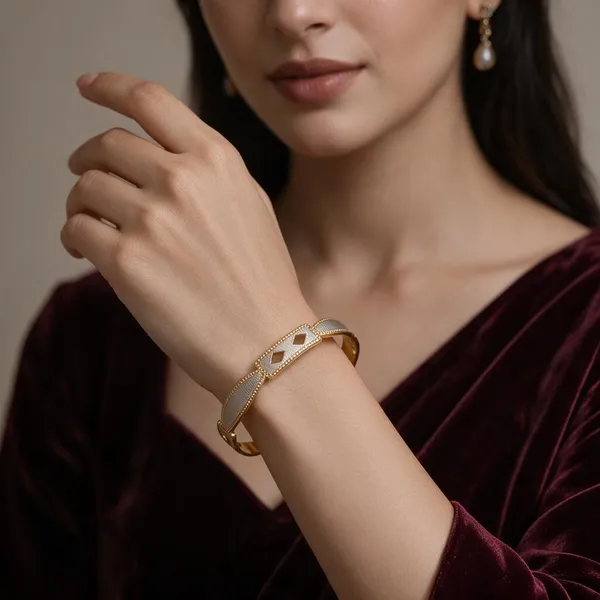 Gold_Alloy_Geometric_Rectangular_Cutout_Bangle_Set_For_Women
