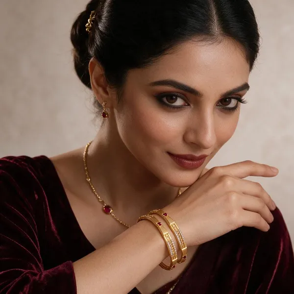 Gold_Alloy_Openwork_Red_Stone_Studded_Bangle_Set_For_Women