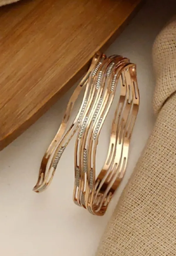 Gold_Alloy_Multi-Band_Cutwork_Cuff_Bangle_Set_For_Women