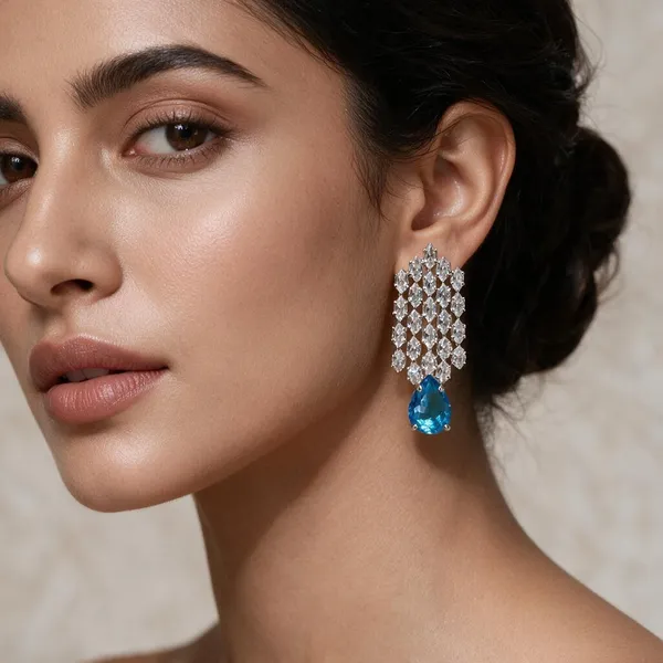 Silver_Blue_Alloy_Chandelier_Crystal_Drop_Earrings_For_Women