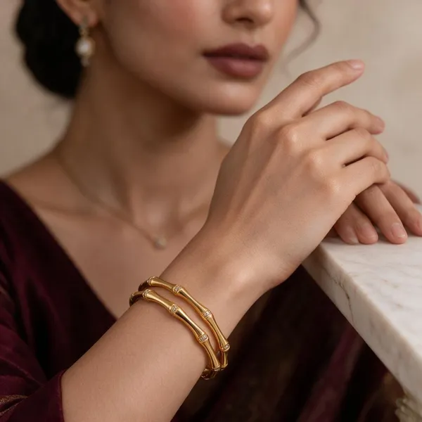 Gold_Alloy_Bamboo_Design_Bangles_For_Women