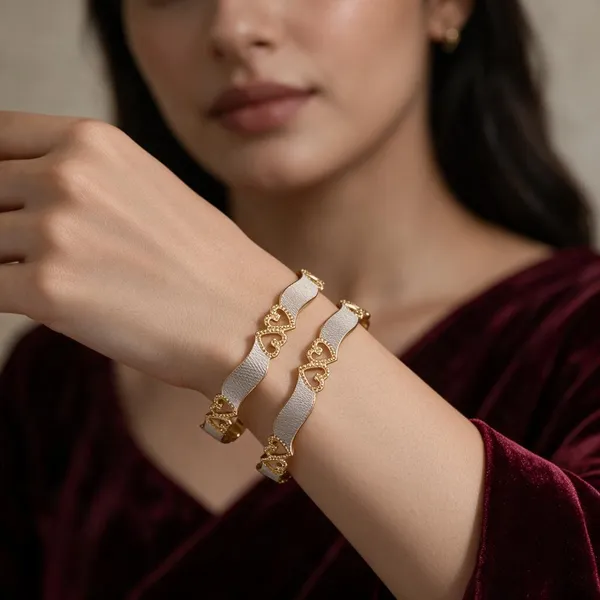 Gold_Alloy_Heart_Motif_Bangle_Set_For_Women