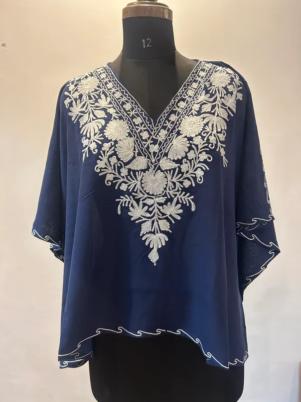Navy_Sheer_Relaxed_Fit_Embroidered_Kaftan_for_Women