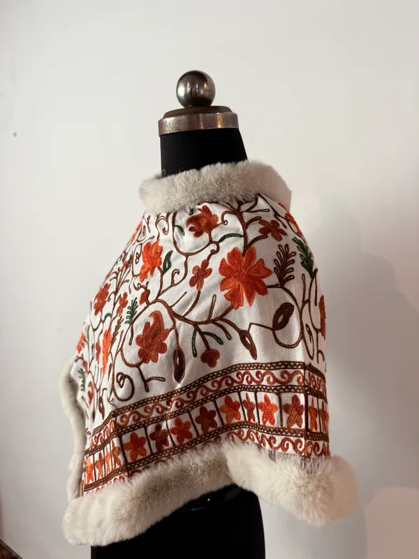 White_Floral_Embroidered_Poncho_For_Women