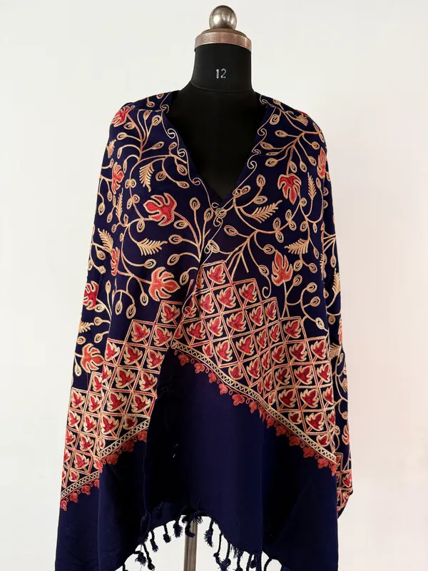Navy_Floral_Motif_Shawl_for_Women