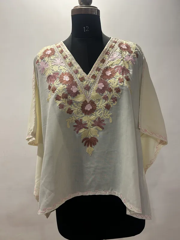 Cream_Embroidered_Relaxed_Fit_Kaftan_for_Women