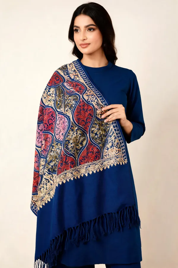 Blue_Paisley_Floral_Embroidered_Shawl_For_Women
