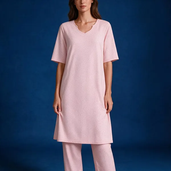 Pink_Relaxed_Fit_Night_Suit_Set_For_Women