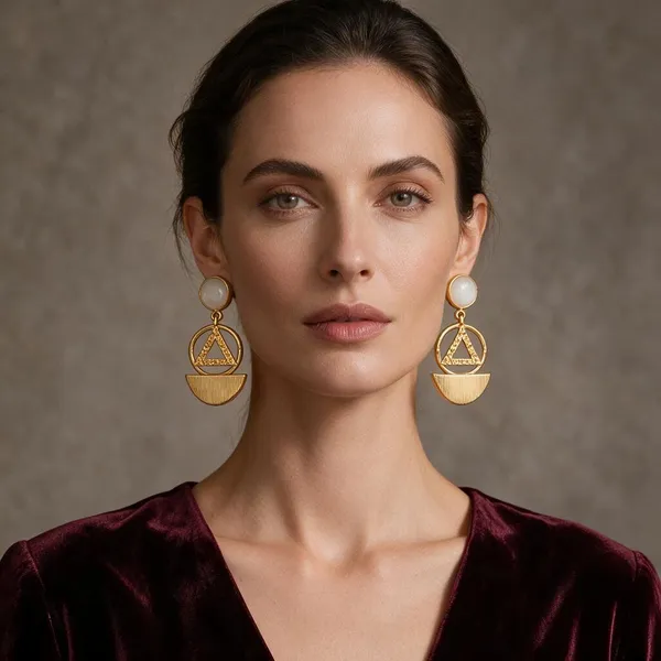 Gold_Tone_Geometric_Triangle_Drop_Earrings_For_Women