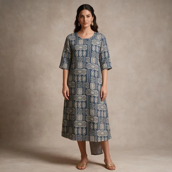 Blue_Printed_A-Line_Kurta_For_Women
