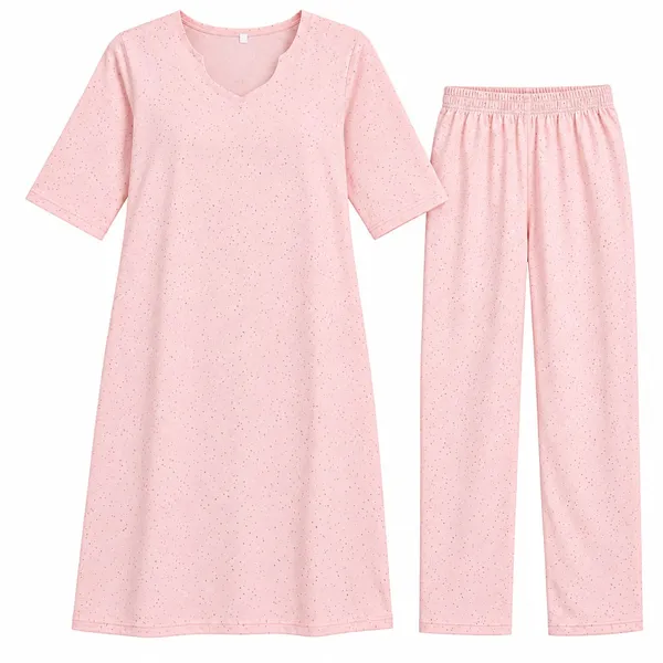 Pink_Relaxed_Fit_Night_Suit_Set_For_Women