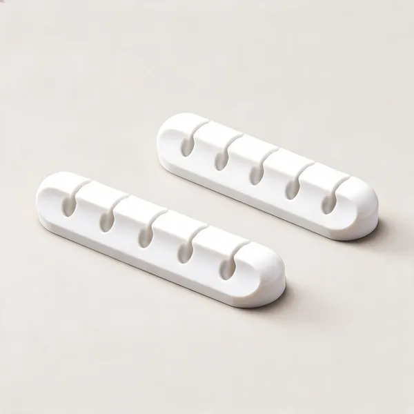 White_Plastic_Cable_Holder_Clips_For_Cable_And_Wire_Organisation_Pack_Of_4