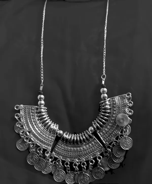 Silver_Oxidized_Statement_Necklace_for_Women