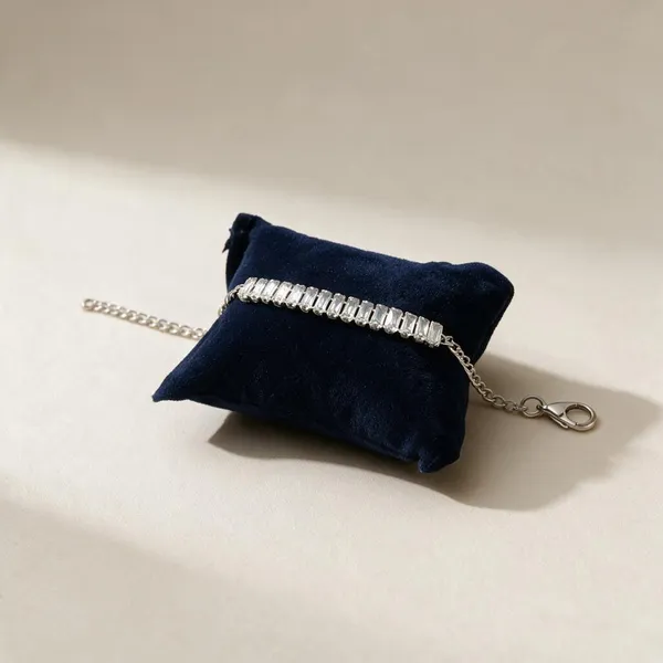 Navy_Silver-Plated_Cz_Embellished_Bracelet_For_Women_Pack_Of_3
