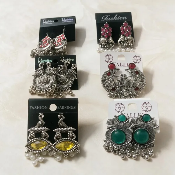 Silver_Oxidised_Jhumka_Chandbali_Earrings_Set_For_Women_Pack_Of_6