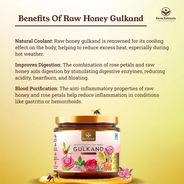 Eeva_Extracts_Organic_Natural_Honey_Gulkand_I_Rose_Petal_Jam_I_Rosa_Centifolia_Pink_Rose_I_Organic_Himalayan_Multiflora_Honey_I_Using_Sun_Cooked_I_250_Gram