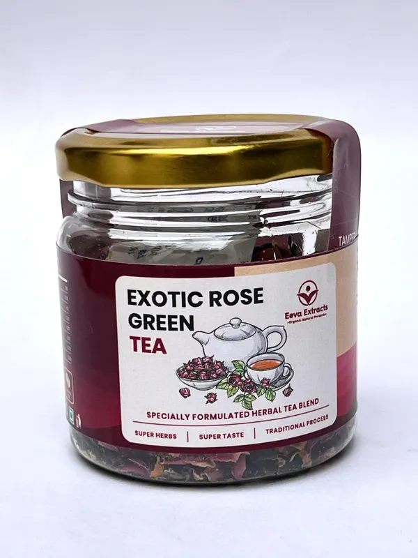 Eeva_Extracts_100_Natural_Premium_Exotic_Rose_Green_Tea_Organic_Tulsi_Rose_Loose_Leaf_Tea_Basil_Peppermint_Rose_Green_Tea_For_Glowing_Skin_25_Gm