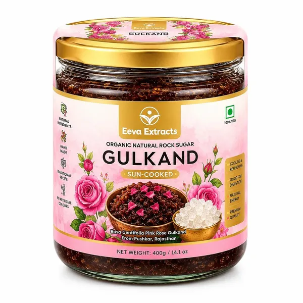 Eeva_Extracts_Handmade_Gulkand_Sun_Cooked_30_Days_With_Pushkar_Pink_Rose_Dhaaga_Mishri_No_Refined_Sugar_Natural_Digestive_Coolant_Rich_In_Antioxidants_400g_Glass_Jar