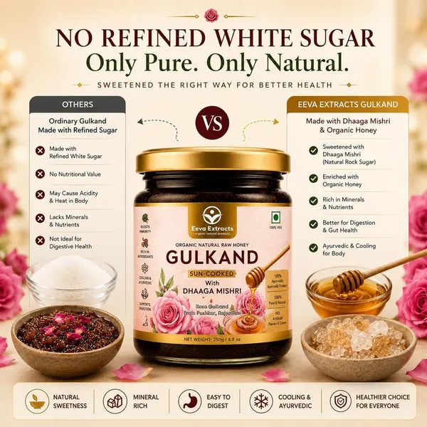 Eeva_Extracts_Sun_Cooked_Rose_Gulkand_No_Refined_Sugar_Sweetened_With_Dhaga_Mishri_Organic_Honey_Certified_Organic_Ayurvedic_Coolant_Supports_Gut_Health_Digestion_I_Pack_Of_2_250_Gm_Each