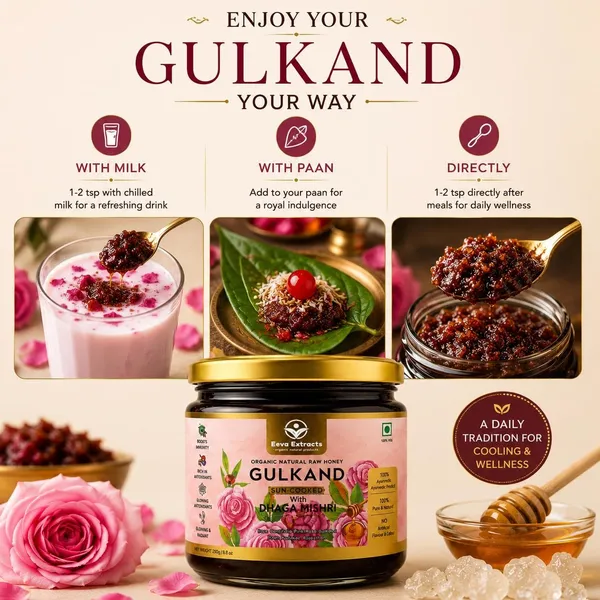 Eeva_Extracts_Sun_Cooked_Rose_Gulkand_No_Refined_Sugar_Sweetened_With_Dhaga_Mishri_Organic_Honey_Certified_Organic_Ayurvedic_Coolant_Supports_Gut_Health_Digestion_I_Pack_Of_2_250_Gm_Each