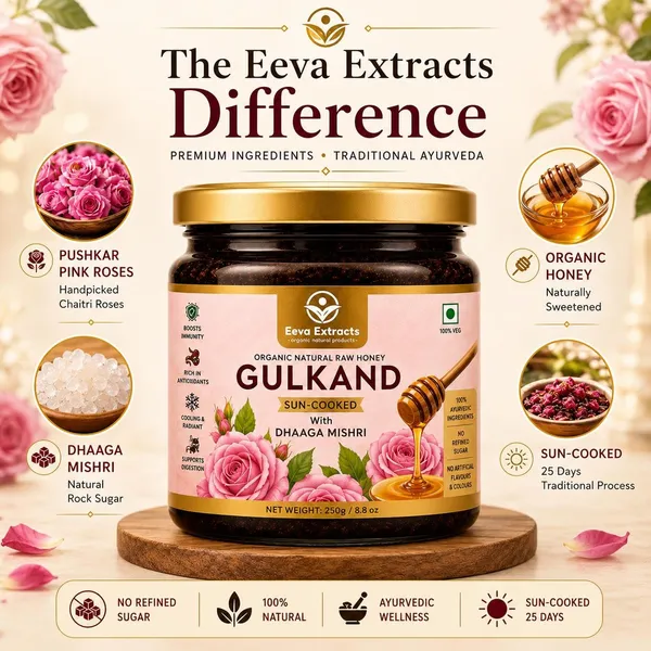 Eeva_Extracts_Sun_Cooked_Rose_Gulkand_No_Refined_Sugar_Sweetened_With_Dhaga_Mishri_Organic_Honey_Certified_Organic_Ayurvedic_Coolant_Supports_Gut_Health_Digestion_I_Pack_Of_2_250_Gm_Each