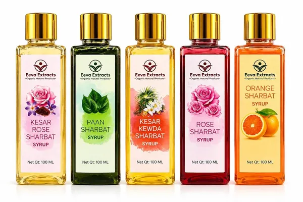 Eeva_Extracts_Sharbat_Combo_Pack_Of_5_Rose_Kesar_Rose_Kesar_Kewda_Paan_Orange_100_Ml_Each_Summer_Drink_Syrup_Natural_Flavoured_Concentrate_Falooda_Milk_Drink_Mix