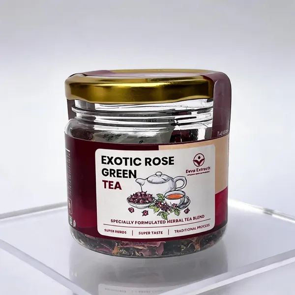 Eeva_Extracts_100_Natural_Premium_Exotic_Rose_Green_Tea_Organic_Tulsi_Rose_Loose_Leaf_Tea_Basil_Peppermint_Rose_Green_Tea_For_Glowing_Skin_25_Gm