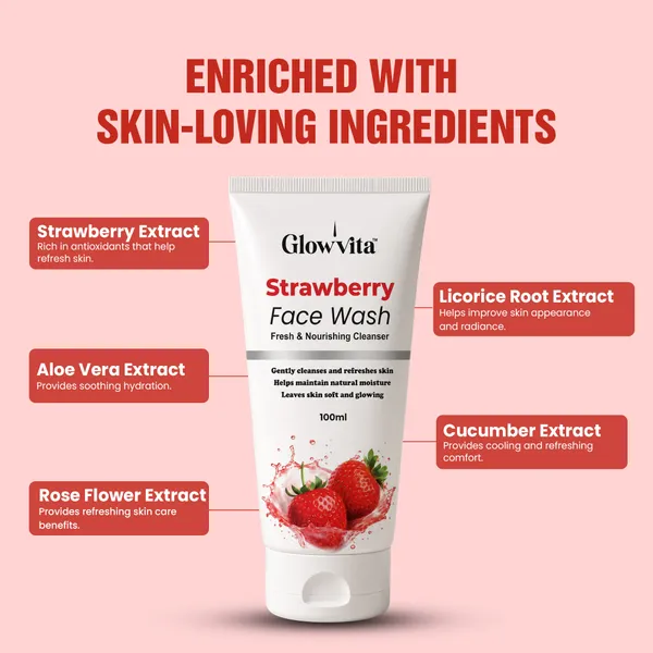 Glowvita_Strawberry_Face_Wash