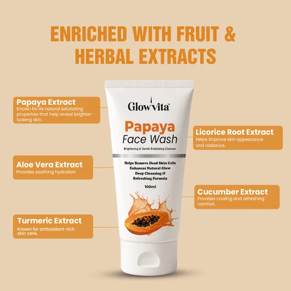 Glowvita_Papaya_Face_Wash