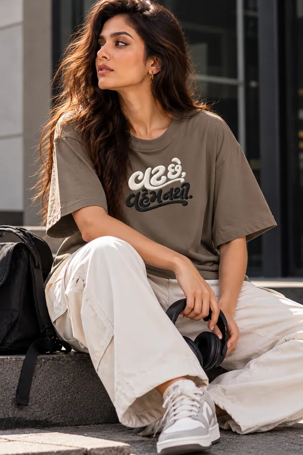 Women_S_Light_Brown_Gujarati_Typography_Oversized_T_Shirt_Lo_Do_Almond