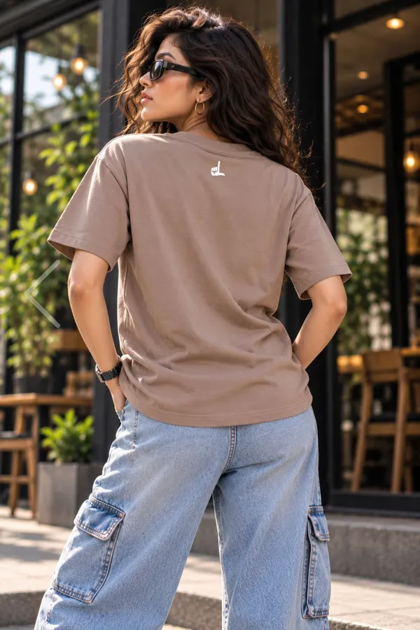 Lo_Do_Mere_Body_Sensations_Graphic_T_Shirt_For_Women_Taupe_Taupe