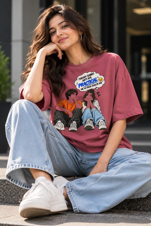 Lo_Do_Practical_Mein_Hi_Pata_Chalta_Hai_Graphic_Printed_Oversized_T_Shirt_For_Women_Dusty_Rose_Pink_Dusty_Rose_Pink