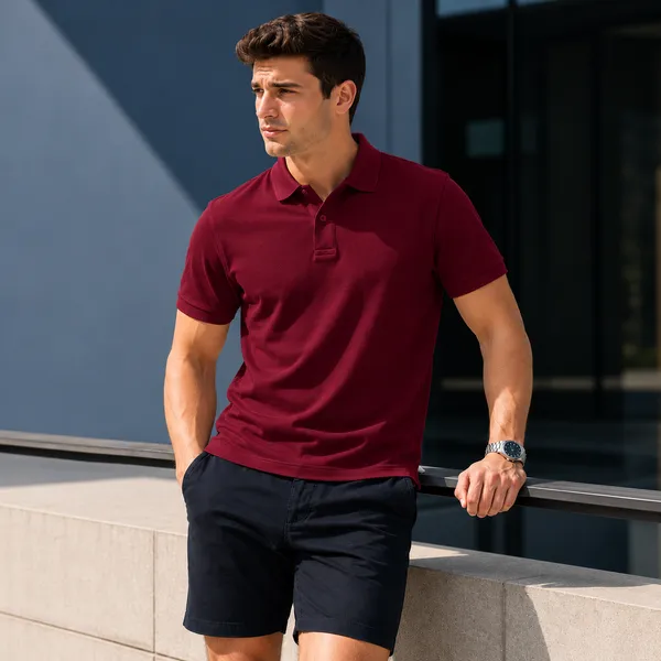 Men_S_Premium_Polo_Everyday_Basics_Maroon_Lo_Do_Choco_Brown