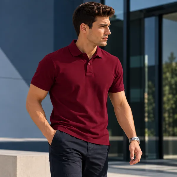 Men_S_Premium_Polo_Everyday_Basics_Maroon_Lo_Do_Choco_Brown